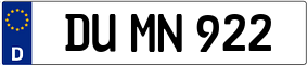 Truck License Plate